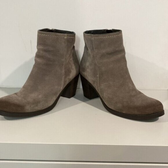 Browns Brown Suede Heeled Ankle Boots size 39 - Picture 5 of 12